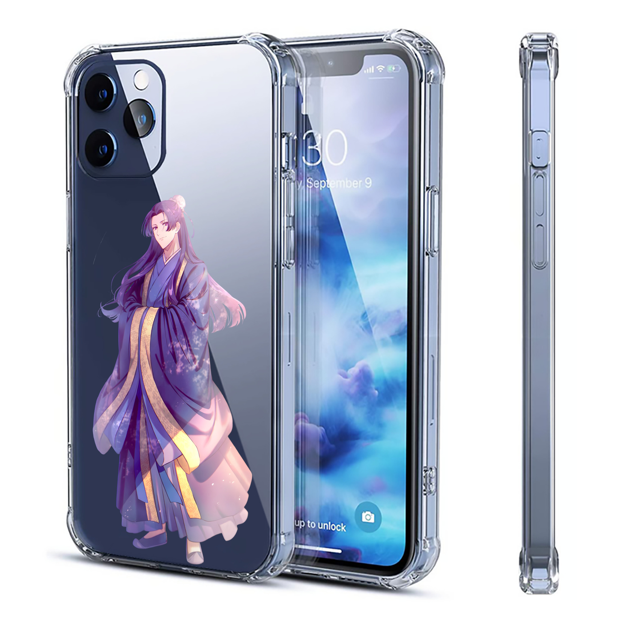 （画像用） 薬屋のひとりごと The Apothecary Diaries 【iPhone 12シリーズ対応】透明スマホケース（クリアソフトケース）